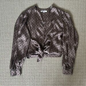 Like new imitation silk blouse